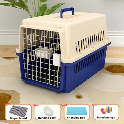 Pet Airline Carrier Thicken Portable Cats and Dogs Traveling Carrier Strong Bearing Capacity Car Dog Carriers Pet Products