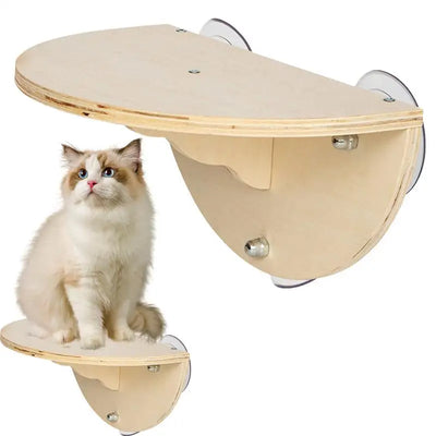Cat Perch Hammock with 3 Suction Cups Space Saving Window Sill Kitten Climbing Shelf and Perches Bed Furniture Pet Jumping