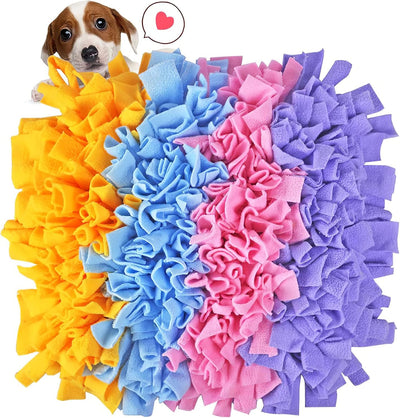 Pet Snuffle Mat for Dogs, Interactive Feed Game for Boredom, Dog Treat Dispenser Indoor Outdoor Stress Relief, Encourage Natural Foraging Skills and Mental Stimulation for Dogs Cats Rabbits