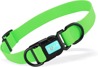 Waterproof Dog Collars,Rubber Dog Collars Anti-Odor,Durable,Adjustable Dog Collars for Small,Medium, Large Dogs,Easy Clean Collars with Buckle and D Ring