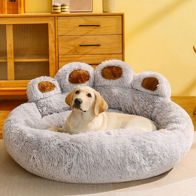 Pet Dog Sofa Beds for Small Dogs Warm Accessories Large Dog Bed Mat Pets Kennel Washable Plush Medium Basket Puppy Cats Supplies Please click the picture below to buy 110cm size SIZE S：50cm(19.69 inch) Outer Diameter:Fit for Pets Within 5KGM：60cm(23.62inc