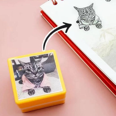 Personalized Pet Stamp Craft Kit for Custom Dog & Cat Seal Design DIY Keepsake Gift